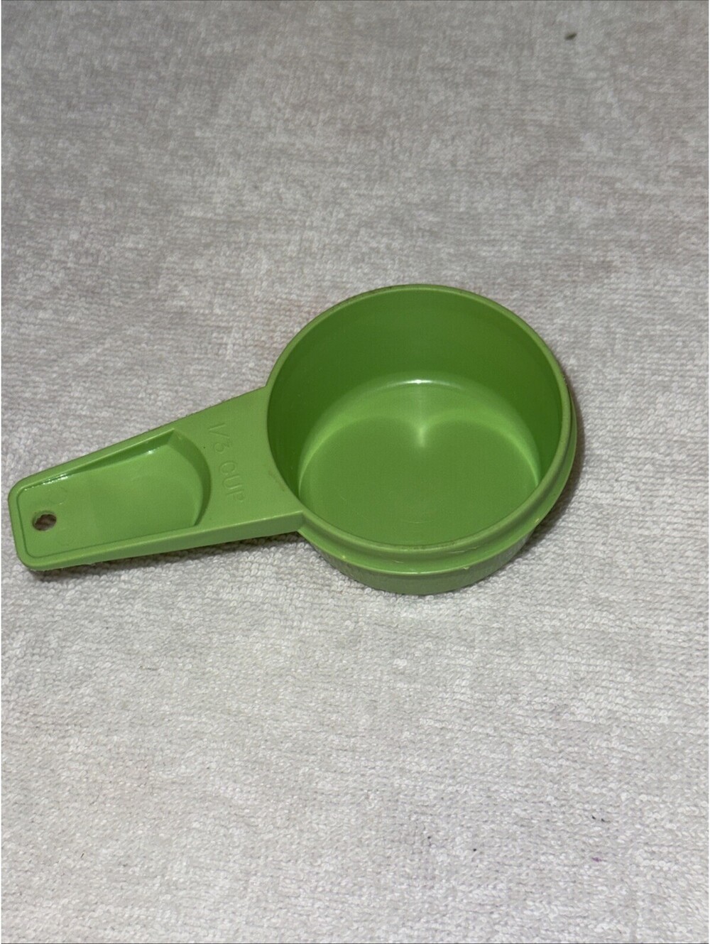 TUPPERWARE 1/3 Cup Measuring Cup Lime Green  Replacement 765 Vintage